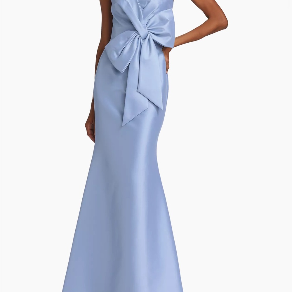 Badgley Mischka Strapless Bow Gown Size 6 from saks fifth ave